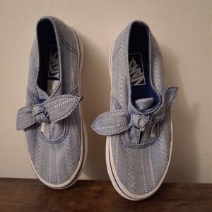 Vans Kids Off The Wall Blue Casual Shoes